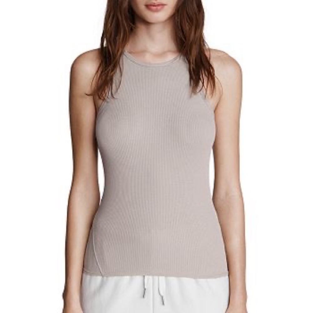 Rag & Bone Women's Gray Dawn Essential Rib Tank
